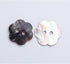 10 PCS 2 Holes Heart Star Flower Square Shaped Mother of Pearl Delicate Natural Shell Buttons for Sewing Craft Scrapbooking (Flower, 11.5mm)...