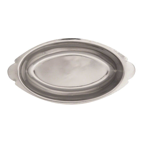 Winco Stainless Steel Oval Au Gratin Dish, 15-Ounce...