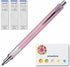 Kuru Toga Advance - Auto Lead Rotating Mechanical Pencil 0.3mm Baby Pink (M35591P.68) +Uni Pencil Lead,"The Uni" Smudge-Proof Leads, 0.3mm HB 3 Se...
