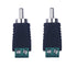 RCA Plugs for Speaker Wire, RCA to AV Screw Terminal Connector, Phono RCA Male Plug Solderless Converter Audio/Video Speaker Wire Connectors Solde...
