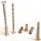 4 Set Sliding Door Handle Screw Post Replacement, M4 x 60mm Phillips Break Away Long Flat Countersunk Head Screws with Posts for Cabinet Drawer Do...