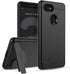 Teelevo Wallet Case for Google Pixel 3, Dual Layer Case with Card Slot Holder and Integrated Kickstand for Google Pixel 3 - Black...