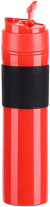 Coffee Press Mug, Portable French Press Travel 350ml/12oz Portable Coffee Press Mug Tea and Coffee Maker Bottle Coffee Brewer Travel Tumbler Water...