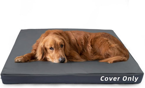 Pet Bed Cover M 30x20x3'' Dog Bed Covers Waterproof Dog Bed Covers Large Dog Bed Washable Removable Cover Dog Bed Covers Replacement Washable Dog ...
