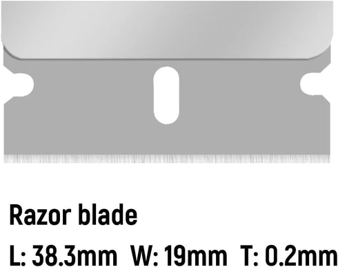 XW Handy Safety Box Cutters, Auto-retractable Razor Blade Carton Cutter for Opening Packages, 10-Pack...