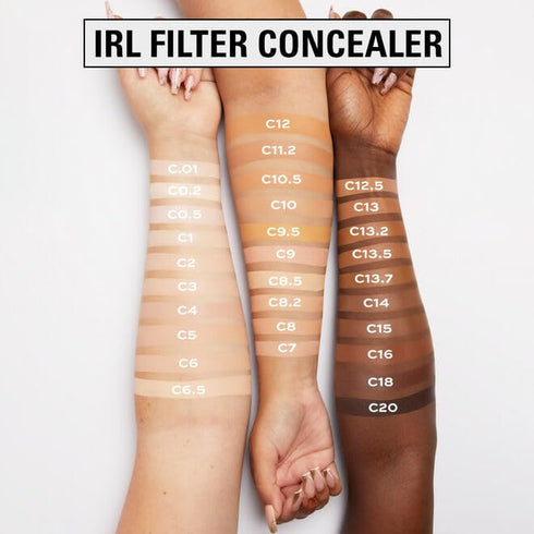 Revolution Beauty, IRL Filter Finish Concealer, Full Coverage, Oil Free, Long Lasting & Lightweight Formula, Infused with Hyaluronic Acid, Vegan &...