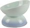 Ceramic Raised Cat Bowls, Tilted Elevated Food or Water Bowl for Cats and Small Dogs, Stress Free Whisker Friendly Porcelain Pet Bowl Dish, Dishwa...