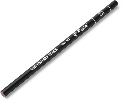 Pasler® Underglaze Pencils for Bisque, greenware or Pottery - Pack of 1 Black...