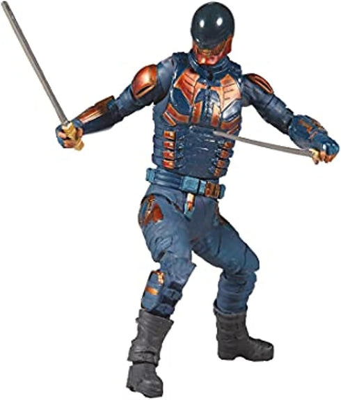 McFarlane Toys DC Multiverse Bloodsport (The Suicide Squad) 7" Action Figure with Build-A King Shark Piece and Accessories...