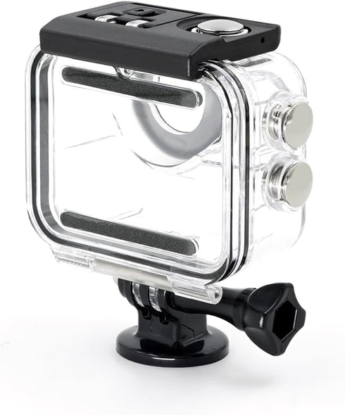 50M Waterproof Housing for Insta360 GO 3, Protective 50m Underwater Dive Case Shell with Buoyancy Handle for Insta360 GO 3 Action Camera...