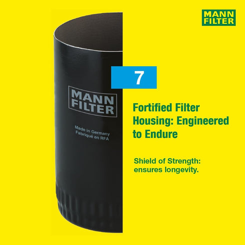 MANN-FILTER HU 8008 Z Oil Filter - Cartridge...