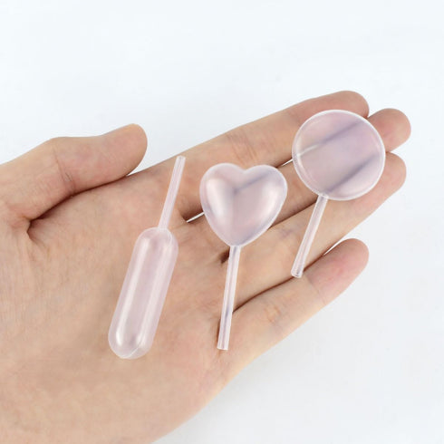 60 Pieces Cupcake Pipettes Plastic Pipettes Squeeze for Strawberries Chocolate 4ml Plastic Transfer Pipettes Liquid Pipettes Dropper Disposable Cu...