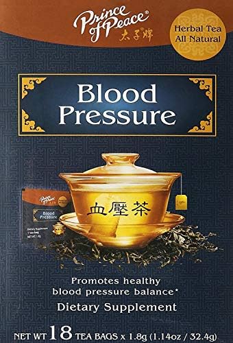 PRINCE OF PEACE Blood Pressure Herbal Tea 18 Bag, 1.14 oz...