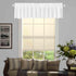 White Valance for Window Kitchen Valance Curtains for Bedroom Living Room Rod Pocket Farmhouse Valance Only 52 X 18 Inch Long 1 Blackout Panel...