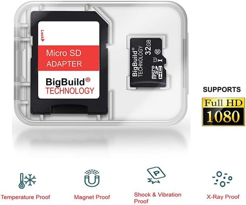 32GB Ultra Fast 80MB/s Micro SDHC Memory Card for Tomtom GO Basic 5/6, Discover 6/7, Camper Tour 6 Satellite Navigator...