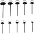 BESTCYC 1Box(100pcs) 3-12mm 10 Different Size Mini Black Glass Eyes Needle Felting Bears Dolls Toy Teddy Puppets Decoys Sewing Arts Crafts Eyes Ki...