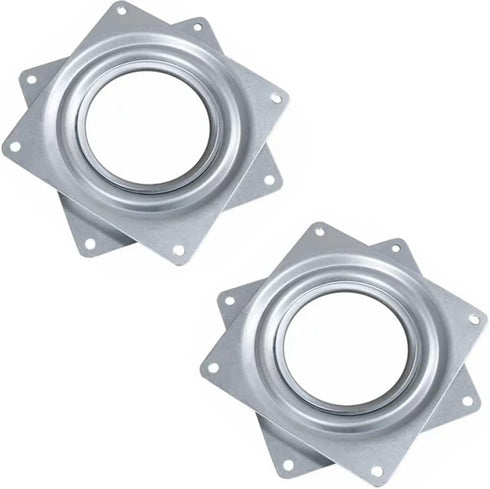 2 Pcs 4 Inch Lazy Susan Turntable Bearings Hardware, Susan Swivel Plate for Lazy Susan, Kitchen Storage Racks, Craft Table...
