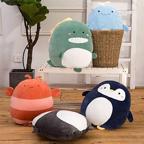 Soft Dinosaur Plush Hugging Pillow Cute Dinosaur Stuffed Animal Plushies Toy Dinosaur Kids Stuffed Animals Dino Plush Toys for Birthday, Valentine...