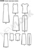 NEW LOOK Patterns Misses' Easy Knit Separates A (10-12-14-16-18-20-22) 6458...