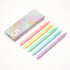 Kaco Pack of 5 Pieces Gel Ink Pens Colored Ink Cute Retractable Pens for Note Taking 0.5mm Fine Point (Macarons)...