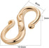 BENECREAT 10 PCS 18K Real Gold Plated S-Hook Clasps Necklace Clasp Jewelry Findings for DIY Jewelry Making...