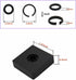 (6+6 Sets) 1/2” and 3/8" Impact Retaining Ring Clip Friction Ring with O-Ring for Milwaukee Electric/Pneumatic Type Impact Wrench, Retainer Ring A...