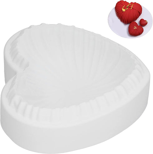 Heart Silicone Mold, Heart Cake Mold Baking Utensils for Kitchens for Women Men...