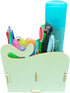 DIY Cat Storage Artwork Cosmetic Collection Pen Pencil Holder Organizer Desk Sorter Green...