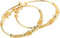 loyoe jewelry 24k Yellow Gold Plated Baby's Bracelet Adjustable Children's Bangle(2pcs/lot)...