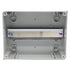 Distribution Protection Box with DIN Rail IP65 ABS Transparent Clear Cover Power mcb Distribution Box for Circuit Breaker Indoor on The Wall 8 Way...