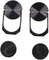2PCS Foldable Laptop Stand,Non-Slip Base Bracket Support Invisible Mini Cooling Stand Zinc Alloy Foldable Feet Holder Keyboard Cooling Pad...