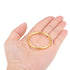 uxcell O Ring Buckle 35mm(1.4") ID 3mm Thickness Zinc Alloy O-Rings for Hardware Bags Belts Craft DIY Accessories, Gold Tone 6pcs...
