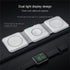 3-in-1 Wireless Charger for iPhone iWatch AirPods, Foldable Magnetic 18W Fast Charging Station for Multiple Apple Devices, Charging Stand for Trav...