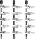 Aquarium Fish Tank Air Flow Control Lever Pump 5 Way Inline Manifold Air Flow Pump Tubing Splitter Lever Control Valve 3-Pack...