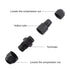 4Pcs PG9 Mini Waterproof Electrical Junction Boxes 2Pin Outdoor Electrical Boxes Cable Connector for Tunnel, Tree String, IP68 Junction Box Wire R...