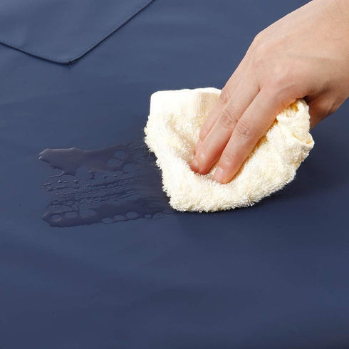 Waterproof Rubber Vinyl Apron W/ 2 Pockets - Lab Apron for DishWashing,Grooming Blue...