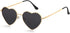 Polarized Heart Sunglasses for Women Metal Frame Fashion Lovely Style Sun Glasses UV400 Protection...