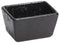 American Metalcraft PSBL Artisanal Porcelain Sugar Packet Holder, Black, 5-Ounces...
