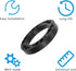 Steering Wheel Adapter Spacer, Aluminum Alloy Steering Wheel Hub Spacer, Steering Wheel Hub Adapter Extension Spacer, 12.5mm 1/2" Wheel Spacer for...