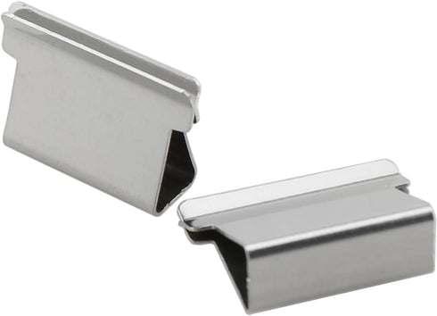 100PCS Paper Clip Dispenser Refill Clip Reusable Metal Clip Silver Loose Leaf Binder for Binding Document and Storing Question Paper and Photograp...