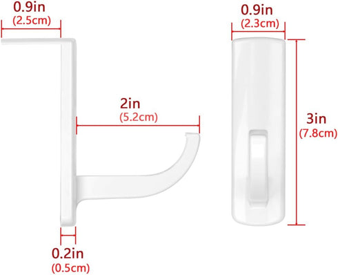 Geekria Headphones Monitor Mount Hanger/Monitor Clamp Headphone Holder/Headset Stick-on Hook (White)...