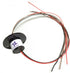 Taidacent 3 Wires 4 Wires 5A 10A 15A 30A Electrical Slip Ring Collector Ring Rotary Electrical Contact Joint Rotary Connector Commutator (3 Wires ...
