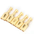 7.8Mm Female Quick Disconnect,100 Pcs Blade, Brass Plug and Pull Type Connector 8mm Female Spade Terminal with 7.92 Terminal 7.8mm...