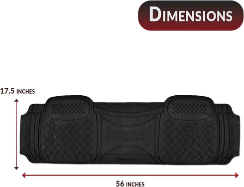 Zento Deals Car Floor Mat -Heavy Duty Weather Protection Mats (Black - 1pcs Car Diamond Floor Mat)...