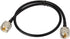 Superbat UHF Male PL-259 to UHF Male PL-259 Low Loss Digital Coax UHF Jumper Cable (2ft RG58) for HAM & CB Radio,Antenna Analyzer,Dummy Load,SWR M...