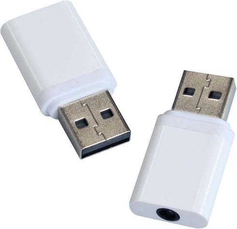 USB to 3.5mm Audio Jack Adapter, with TRRS 4-Pole Mic-Supported USB to Headphone AUX Adapter Compatible with Headset Windows, Desktops, Laptop, MA...