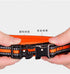 Reflective Nylon Dog Collar with Safety Buckle, Adjustable Pet Collars Comfortable Soft Neoprene Padding Dog Collar for Small Medium Large Dogs (S...