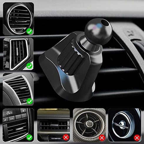 Car Air Vent Clip for Diameter 0.67inch ?17mm? Joint Ball Cell Phone Holder for Car & Wireless Car Charger......