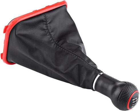 Acouto 5 Speed Car Gear Shift Knob Gaiter Boot Kit mk4 Shift Boot Shift knob for Jetta for Bora MK4 1999-2004...