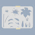 Layered Lily Flower Stencils Lily Stencils 11.7×8.3inch Resuable Lily Flower Bouquet Stencil Spring Botanical Art Stencils for Wood, Canvas, Paper...